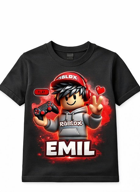 Tricou personalizat nume  Roblox